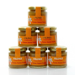 Lot de 6 Compotes Pomme Ananas Passion 120g soit 720g