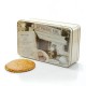 Boite à biscuits 6 sablés artisanaux abricot coquelicot 6x50gr soit 300gr