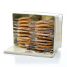 Boite à biscuits 20 sablés artisanaux abricot coquelicot 20x50gr soit 1000gr