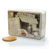 Boite à biscuits 20 sablés artisanaux abricot coquelicot 20x50gr soit 1000gr