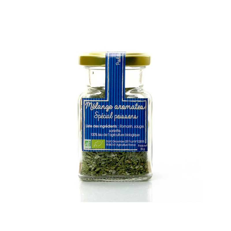 Aromates bio du Périgord spécial poisson 20g