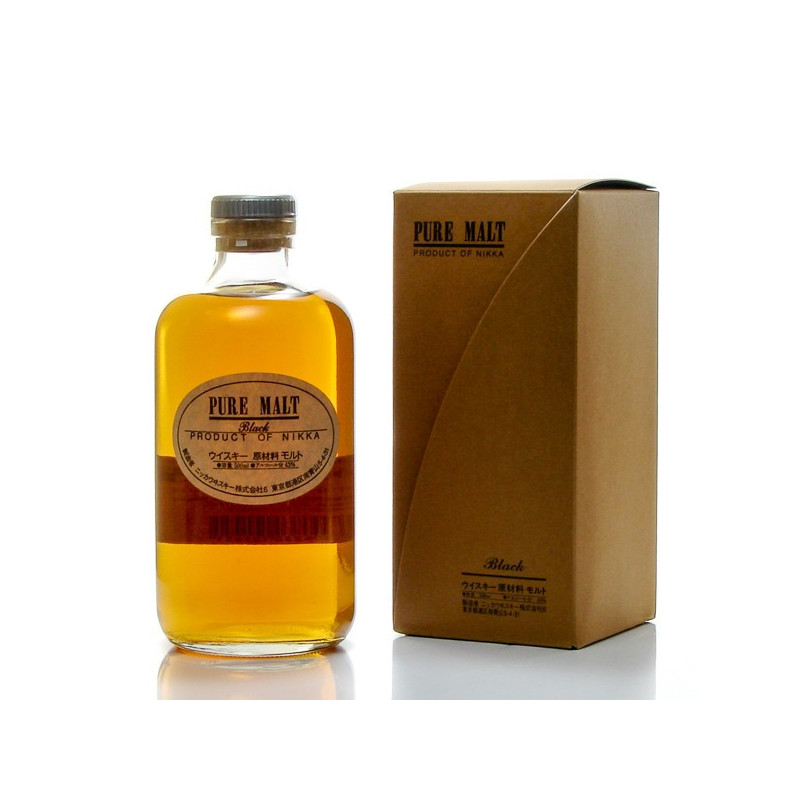 Whisky japonais Nikka Pure Malt Black Blended 43° 50cl Whisky japonais Nikka Pure Malt Black Blended 43° 50cl