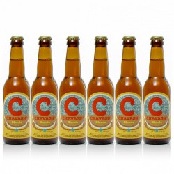 Lot de 6 bières blondes artisanales Chavagn' 6x33cl