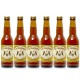 Lot de 6 bières ambrées artisanales du Périgord Brasserie Margoutie 6x33cl