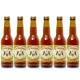 Lot de 6 bières ambrées artisanales du Périgord Brasserie Margoutie 6x33cl