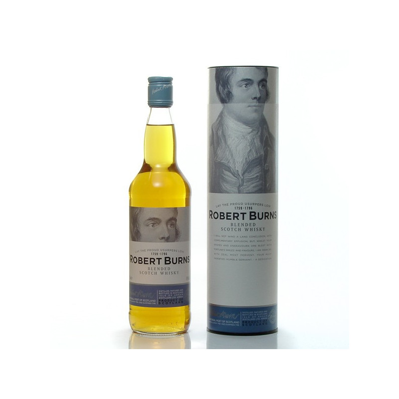 Whisky Ecosse Robert Burns + coffret Blended Scotch 40° 70cl