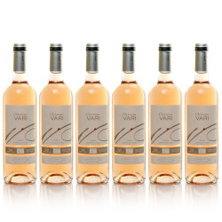 Lot de 6 bouteilles de Vari AOC Bergerac rosé bio 2014 75cl