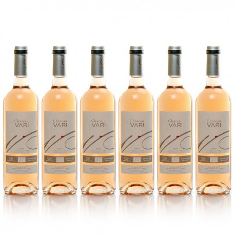 Lot de 6 bouteilles de Vari AOC Bergerac rosé bio 2014 75cl