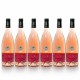 Lot de 6 bouteilles de Domaine Uby IGP Côtes de Gascogne Rosé 2014 75cl
