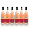 Lot de 6 bouteilles de Domaine Uby IGP Côtes de Gascogne Rosé 2014 75cl