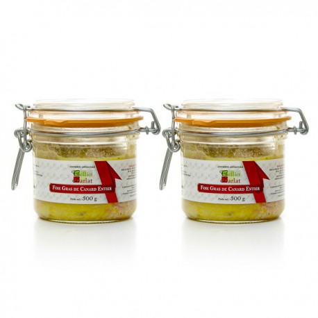 Lot de 2 foies gras de canard entier 2x300g