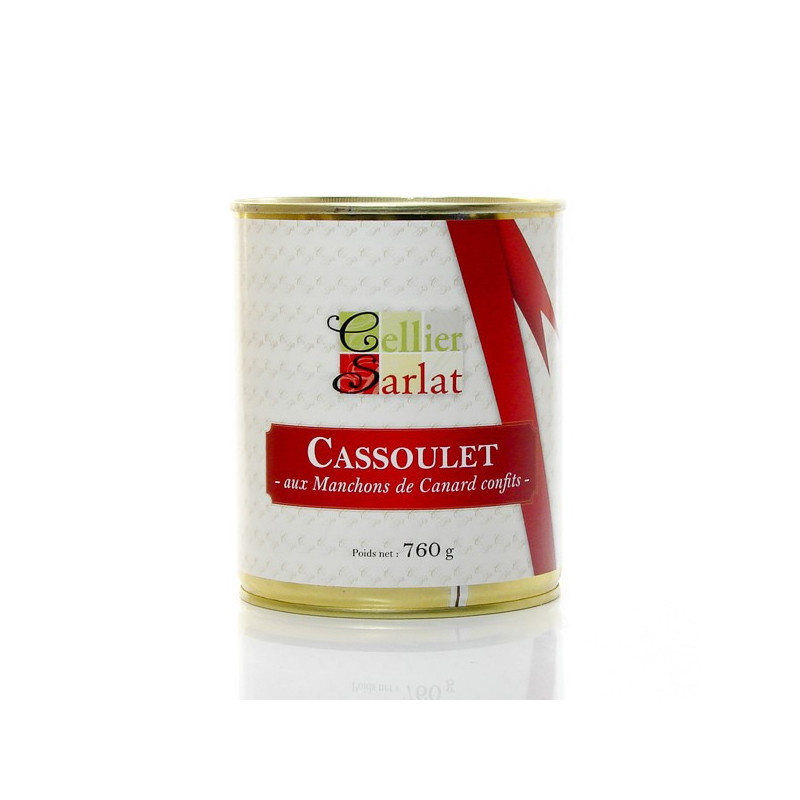 Cassoulet aux manchons de canard confits 760g