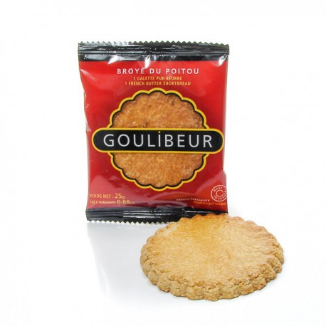 Galette Goulibeur pur beurre en sachet individuel 25g