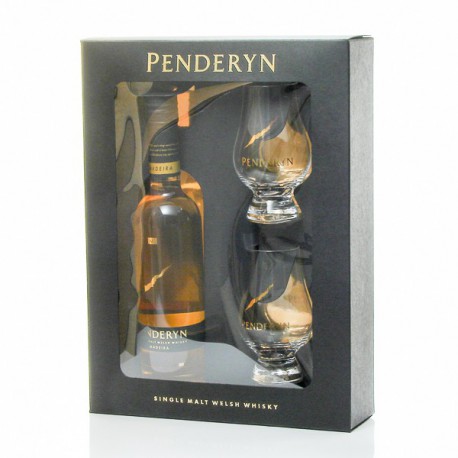 Whisky Penderyn Madeira Coffret + 2 verres 46° 35cl