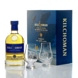 Whisky Ecosse Kilchoman Machir Bay Coffret 2 verres Single Malt Scotch 70cl