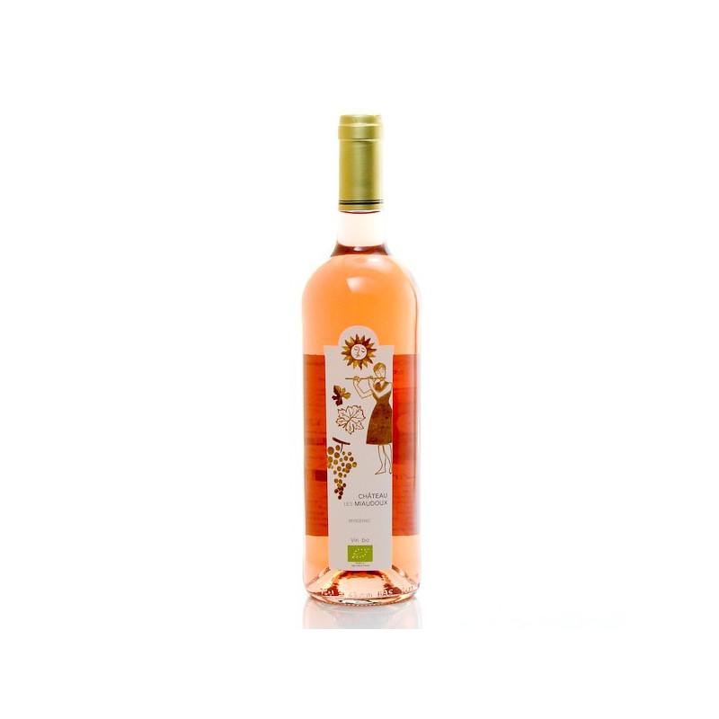 Château Miaudoux AOC Bergerac Rosé 2016, 75cl