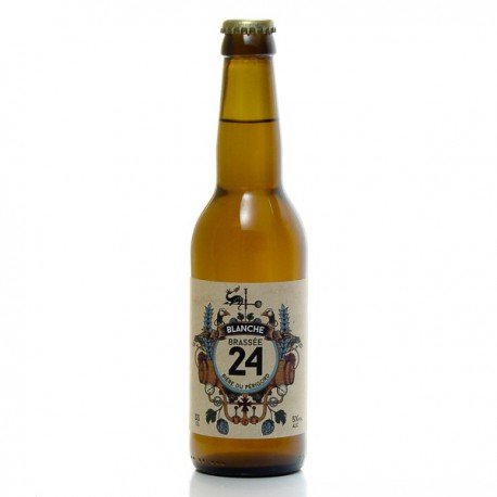 Bière brassée 24 Blanche Brasserie Artisanale de Sarlat 33cl