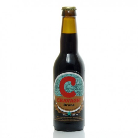 Bière brune artisanale Chavagn' 33cl