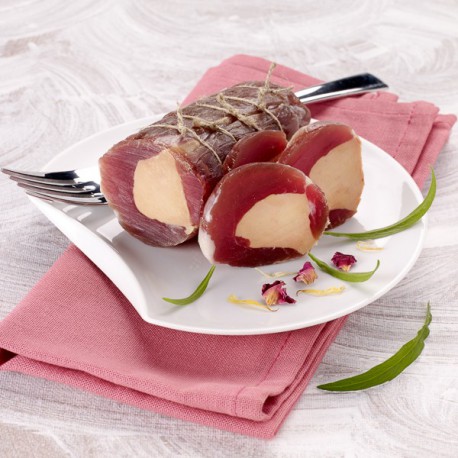 Canochon filet mignon de porc séché fourré au foie gras 160g +/- 20g