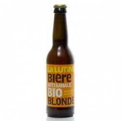 Bière blonde artisanale du Périgord Bio Brasserie La Lutine, 33cl