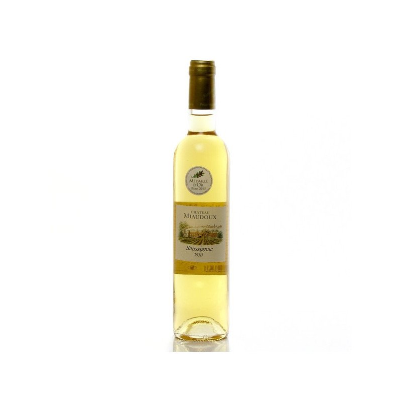 Château Miaudoux "Bio" AOC Saussignac Vendanges Tardives 2010 50cl Château Miaudoux "Bio" AOC Saussignac Vendanges Tardives 2010 50cl