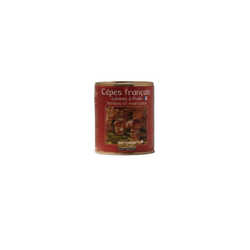Boite de Cèpes à l'huile en Conserves 460g - Vente