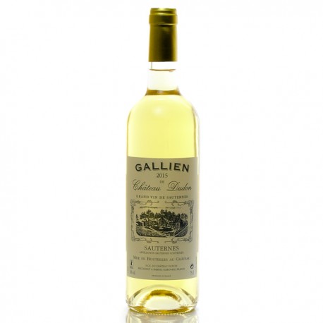 Château Dudon Cuvée Gallien AOC Sauternes Bio 2015, 75cl