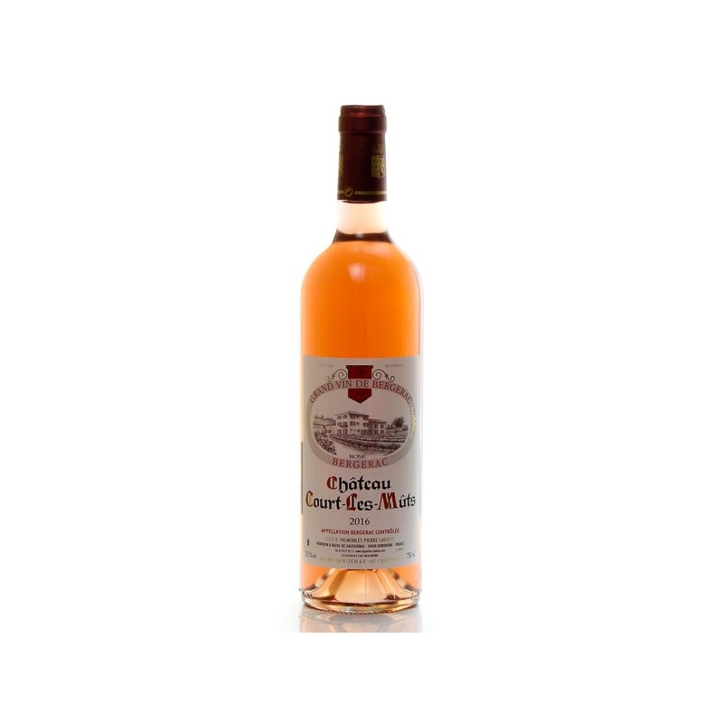 Château Court les Muts AOC Bergerac Rosé 2016, 75cl