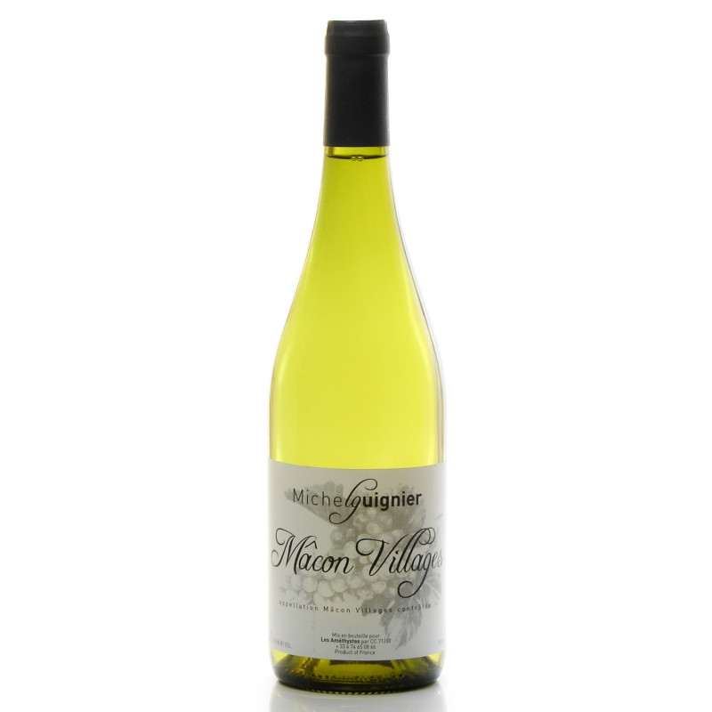 DOMAINE AMETHYSTES AOP MACON VILLAGES BLANC 2016 75 CL