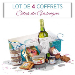 Lot de 4 Coffrets Côtes de Gascogne