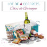 Lot de 4 Coffrets Côtes de Gascogne