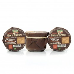 Lot de 3 pâtes à tartiner chocolat noir noisettes 3x200g