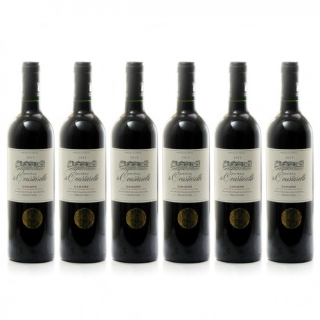 6 Bouteilles Château La Coustarelle AOC Cahors Rouge 2020, 6x75cl