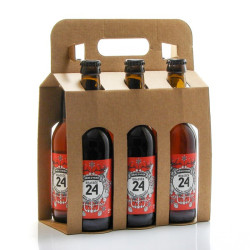 Pack de 6 bières Brassée 24 Bière d'Hiver Brasserie Artisanale de Sarlat 6x33cl