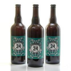 Pack de 3 bières Brassée 24 Indian Pale Ale de la Brasserie artisanale de Sarlat 3x75cl