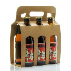 Pack de 6 bières Pale Ale artisanales du Périgord Brasserie Lapépie bio 33cl x 6 soit 198cl