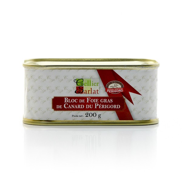 Bloc de Foie gras d'Oie du Périgord - Cellier Sarlat - 200 g