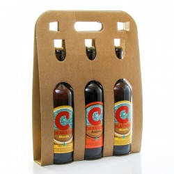 Pack de 3 bières artisanales du Périgord de la Brasserie Chavagn' 3x75cl soit 225cl