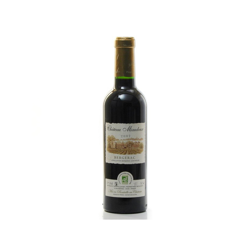 Château Miaudoux AOC Bergerac Rouge Bio 2007 37,5cl