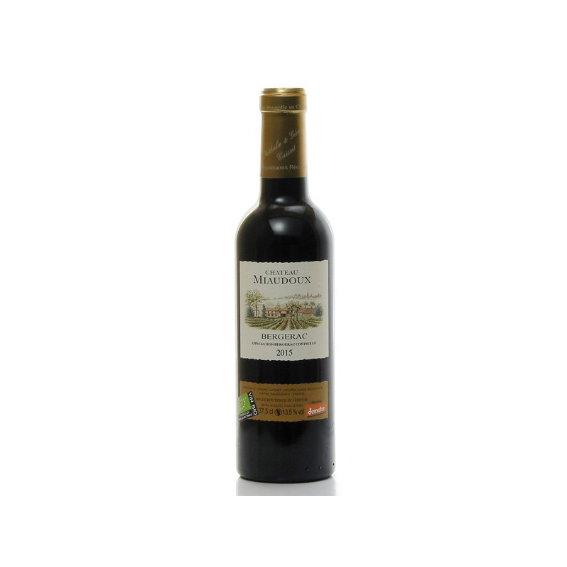 Château Miaudoux AOC Bergerac Rouge Bio 2015 37,5cl Château Miaudoux AOC Bergerac Rouge Bio 2015 37,5cl