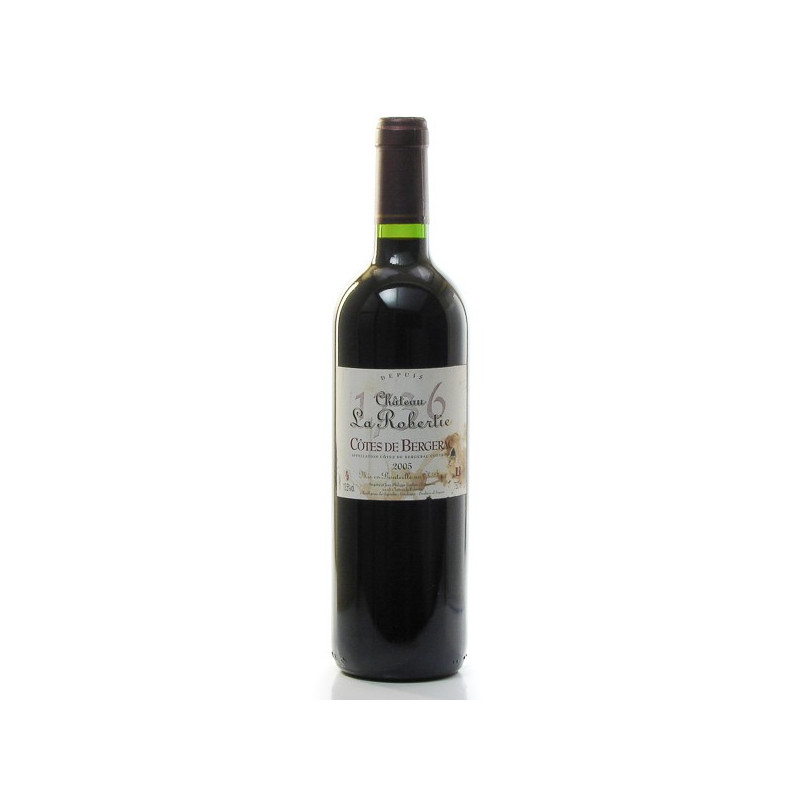 Château La Robertie AOC Bergerac Rouge 2005 75cl