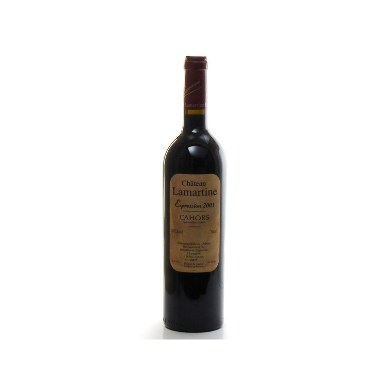 Château Lamartine Expression AOC Cahors 2001 75cl