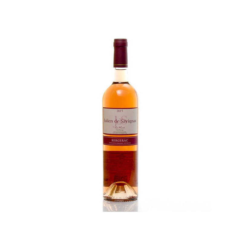 Julien De Savignac AOC Bergerac Rose 2015 75cl