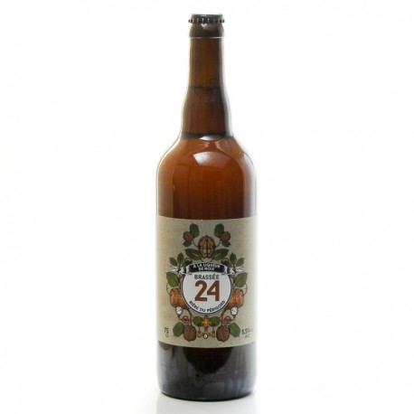 Bière brassée 24 à la Liqueur de Noix Brasserie Artisanale de Sarlat 75cl