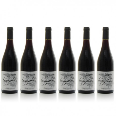 Promotion de 6 bouteilles de Domaine Améthystes AOP Beaujolais Rouge 2017 6 x75cl