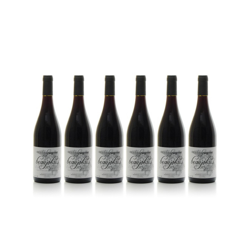 Promotion de 6 bouteilles de Domaine Améthystes AOP Beaujolais Rouge 2017 6 x75cl Promotion de 6 bouteilles de Domaine Améthystes AOP Beaujolais Rouge 2017 6 x75cl
