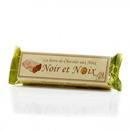 Barre Gourmande Chocolat et Noix - Domaine de Bequignol, 45g