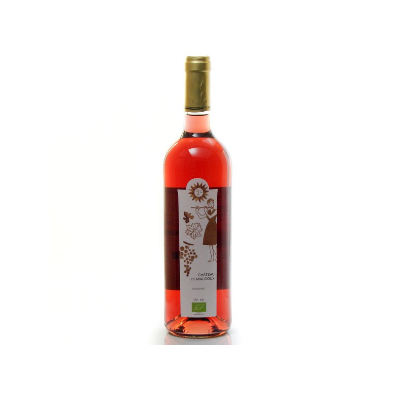 Château Miaudoux AOC Bergerac Rosé 2017, 75cl