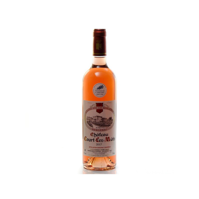 Château Court les Muts AOC Bergerac Rosé 2017, 75cl Château Court les Muts AOC Bergerac Rosé 2017, 75cl