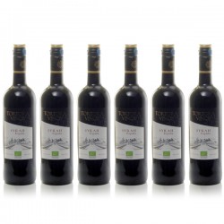 Coffret de 6 bouteilles de Tortora Vinos Syrah Espana Vin Rouge Espagnol Bio 2017 75cl